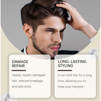 Gambar produk East Moon Pomade Rambut Oil Base Strong Hair Wax Styling Glossy 60g - SN-112