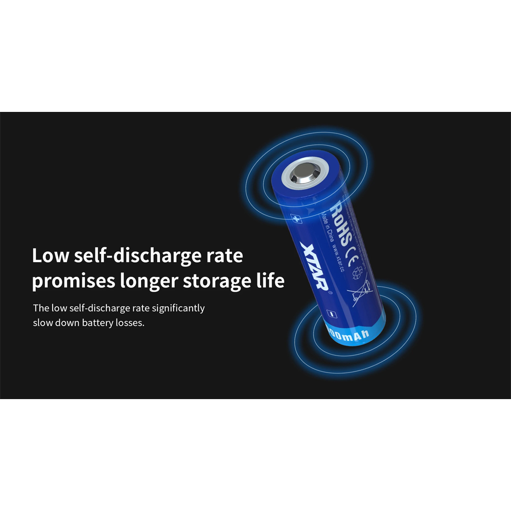 XTAR Baterai Rechargeable 21700 5000mAh 3.6V 1 PCS - XT50 Gambar produk XTAR Baterai Rechargeable 21700 5000mAh 3.6V 1 PCS - XT50