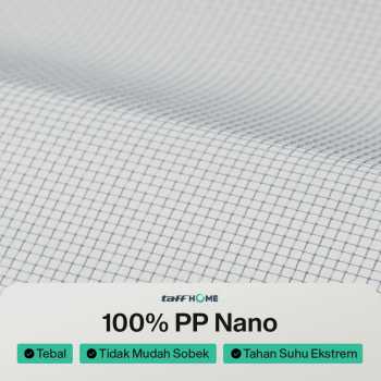 Gambar produk TaffHOME Kasa Nyamuk Jaring Jendela Ventilasi Mosquito Net PP Nano 1x1M - AW15