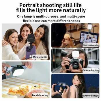 Gambar produk Nagnahz Lampu Fill Light LED 3in1 Color 3000-9900K Hot Shoe 2000mAh - M11