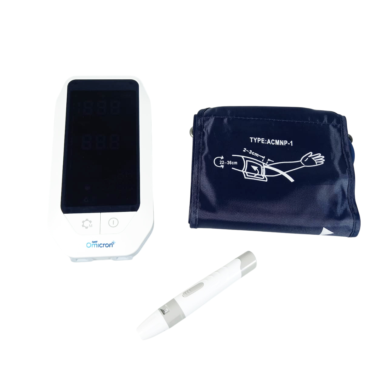 TaffOmicron Alat Cek Gula Darah Asam Urat Tensi 3in1 100 Test Strips - GUP-T6 Gambar produk TaffOmicron Alat Cek Gula Darah Asam Urat Tensi 3in1 100 Test Strips - GUP-T6