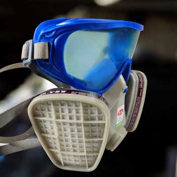 Gambar produk SJL Masker Gas Respirator Full Face with Activated Carbon Filter - YF2