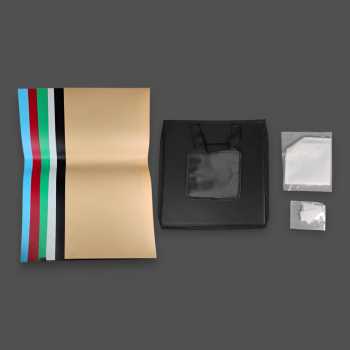 Gambar produk Photo Studio Box Mini Folding LED 3in1 Color with 6 Backdrop 30x30x30cm - MS30