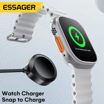 Gambar produk ESSAGER Kabel Charger 3in1 Magnetic Fast Charging 1.2M 480Mbps 100W - EXCSB-CY01-P