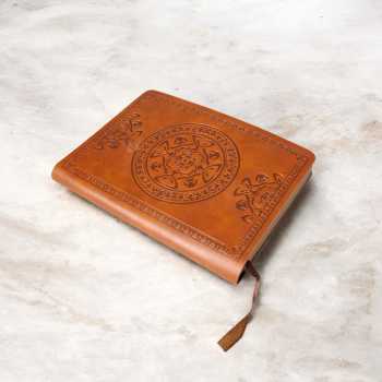 Gambar produk Buku Catatan Jurnal Notebook Leather Cover Vintage Pattern - CW-64