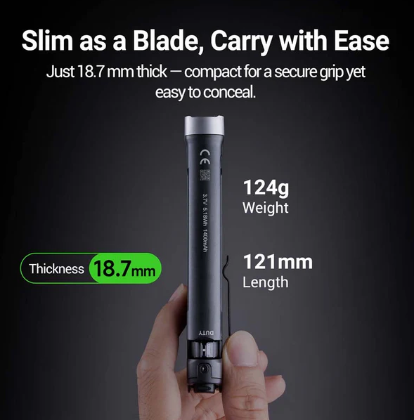 NEXTORCH Senter LED Flashlight Ultra Slim Waterproof 3500 Lumens - TA70 Gambar produk NEXTORCH Senter LED Flashlight Ultra Slim Waterproof 3500 Lumens - TA70