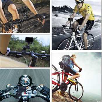 Gambar produk Fahliso Clamp Holder Action Camera Motorcycle Handlebar 1/4 Inch - FH-14