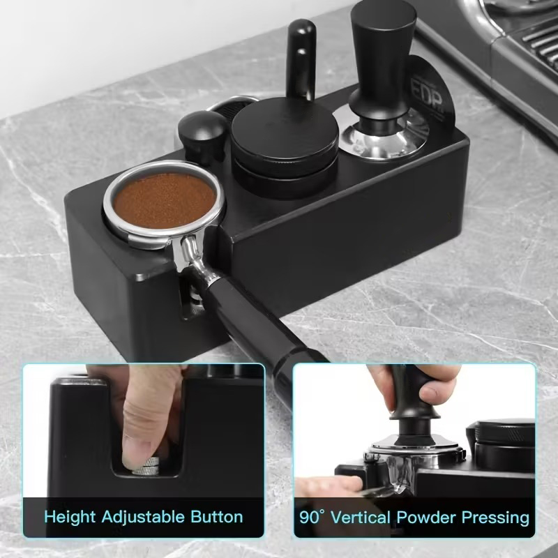 Gambar produk ALLKISSCAFE Coffee Tamper Station Espresso Portafilter 245x100x77mm - AK345