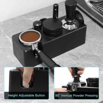 Gambar produk ALLKISSCAFE Coffee Tamper Station Espresso Portafilter 245x100x77mm - AK345