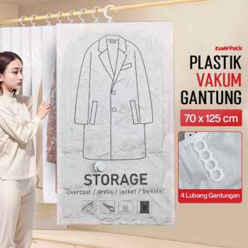 TaffPACK Plastik Vakum Gantung Pakaian Vacuum Compression Bag 1 PCS - MBF70