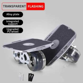 ODM Freeline Skate Drift Board Anti Slip 2 Wheels LED Flashing - XK-SK0006