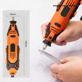 Gambar produk KRIMED Bor Listrik Polishing Engraver Die Grinder 200W 30000RPM - KR300