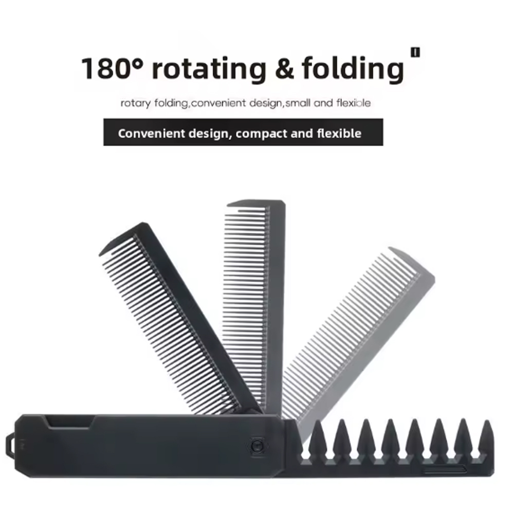 Gambar produk Desslo Sisir Rambut Lipat 3in1 Folable Hair Comb Fine Wide Tooth - DS-31