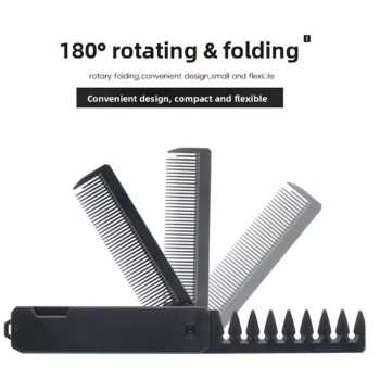 Gambar produk Desslo Sisir Rambut Lipat 3in1 Folable Hair Comb Fine Wide Tooth - DS-31