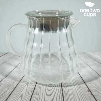 Gambar produk One Two Cups Teko Kopi Coffee Server V60 Drip Pour Over Borosilicate 600ml - XGS-36/60/80