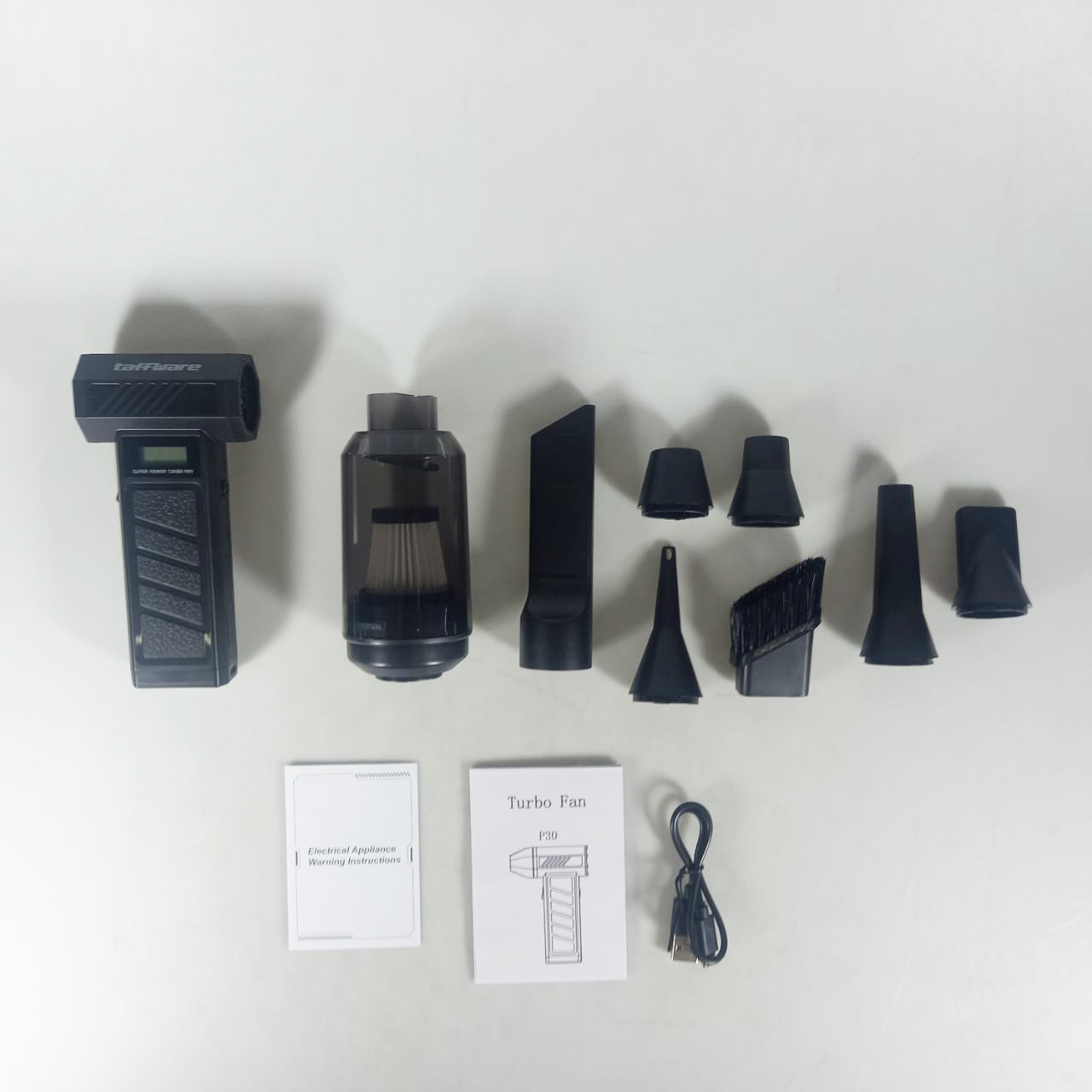 Gambar produk Taffware Air Duster Blower Vacuum Turbo Jet Fan 130000RPM 8000Pa 184W - P30