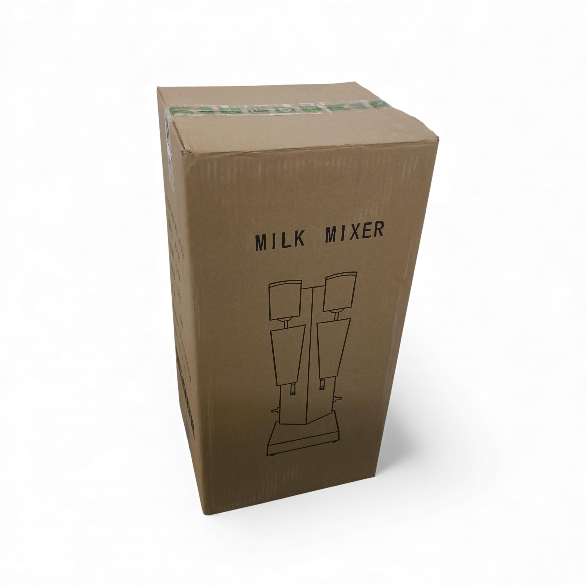 Gambar produk EJIN Mesin Milshake Machine Double Head Stainless Steel 18000 RPM 560W - MS-SS2