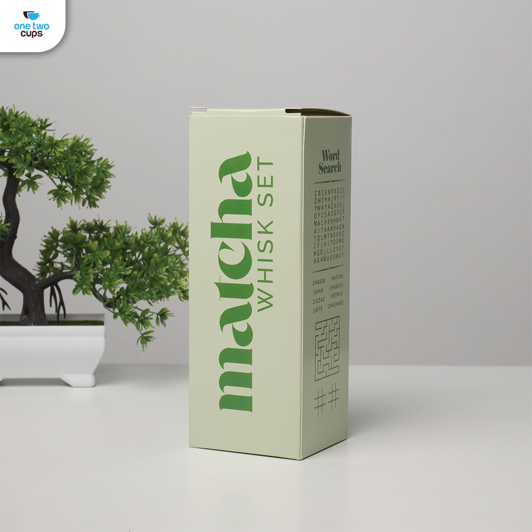 One Two Cups Matcha Set Kit Chasen Stand Chashaku Bamboo 3 PCS - D-31 Gambar produk One Two Cups Matcha Set Kit Chasen Stand Chashaku Bamboo 3 PCS - D-31