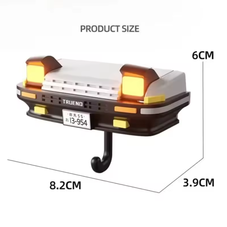TROVE Gantungan Kunci Dinding Tema Mobil AE86 Key Holder with Light - TR-100 Gambar produk TROVE Gantungan Kunci Dinding Tema Mobil AE86 Key Holder with Light - TR-100
