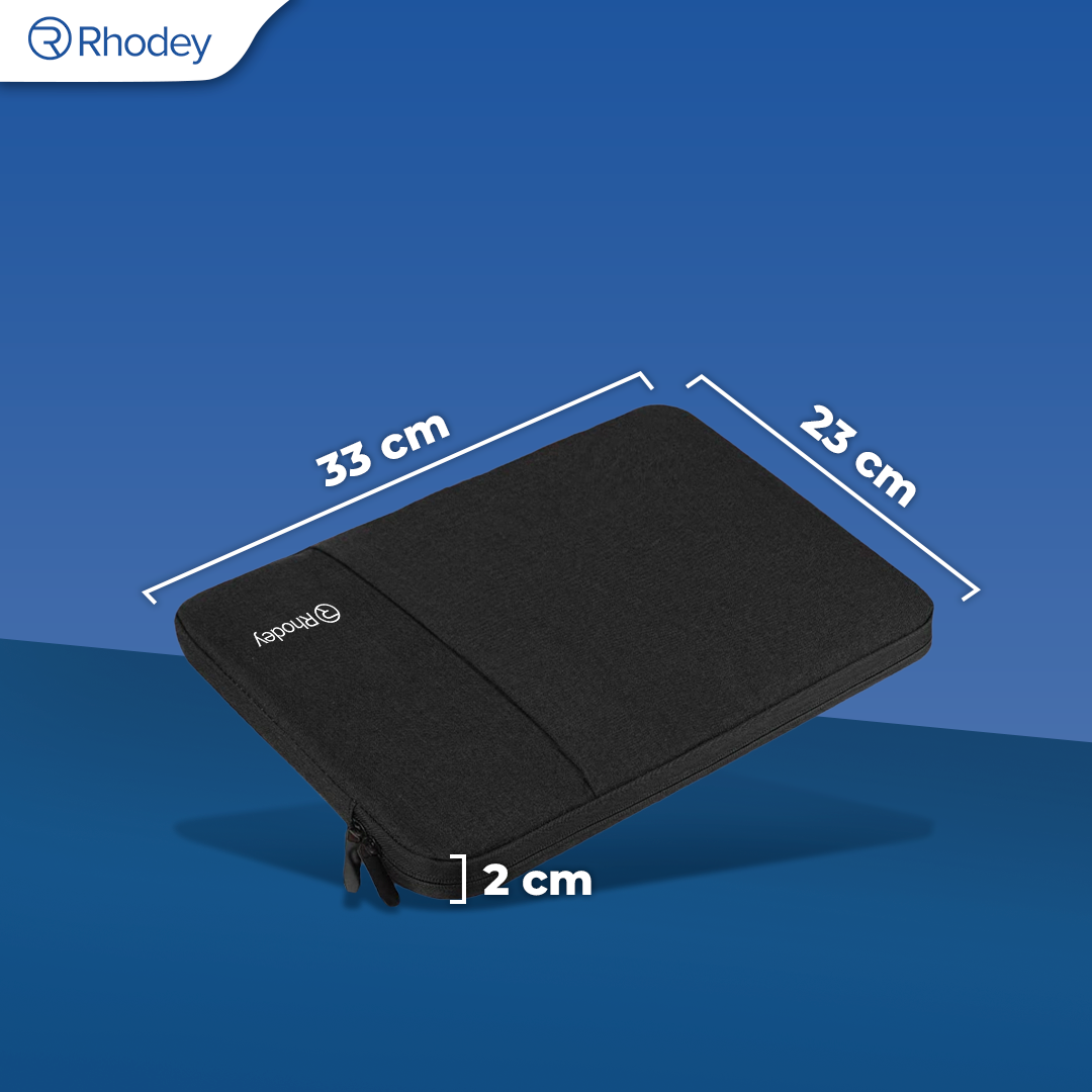 Rhodey Sleeve Case Laptop Waterproof Polyester Neoprene Bag 11/12 Inch - L123F Gambar produk Rhodey Sleeve Case Laptop Waterproof Polyester Neoprene Bag 11/12 Inch - L123F