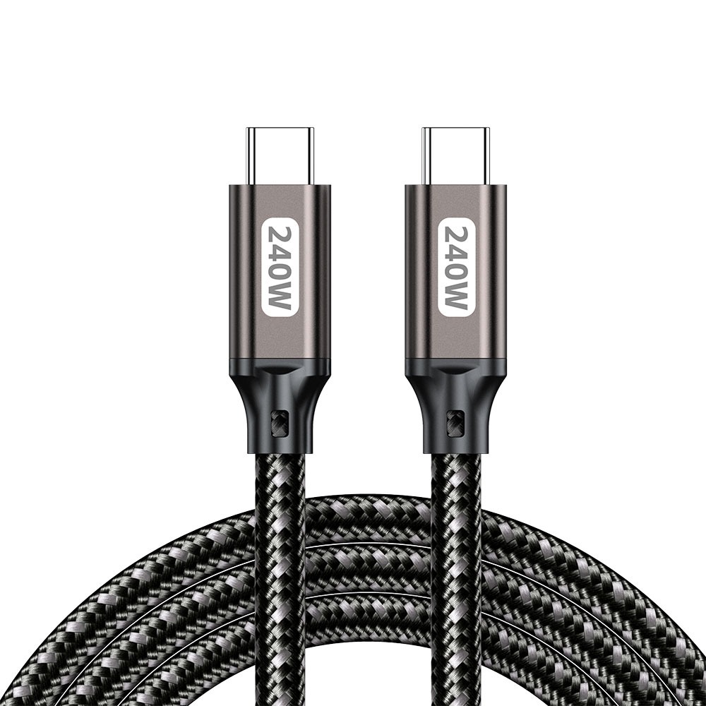 BYTE Kabel Data Type C to Type C Fast Charging PD 240W 1.5M - BY-24 Gambar produk BYTE Kabel Data Type C to Type C Fast Charging PD 240W 1.5M - BY-24