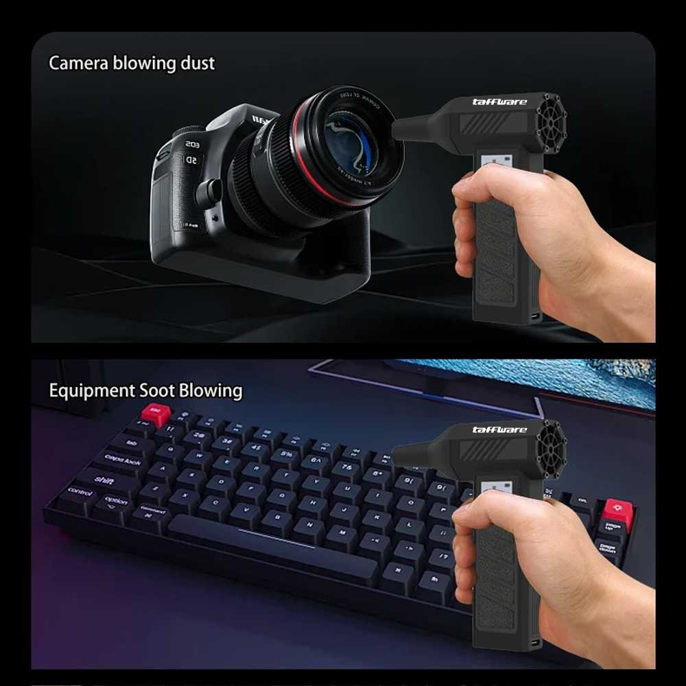 Gambar produk Taffware Air Duster Blower Vacuum Turbo Jet Fan 130000RPM 8000Pa 184W - P30