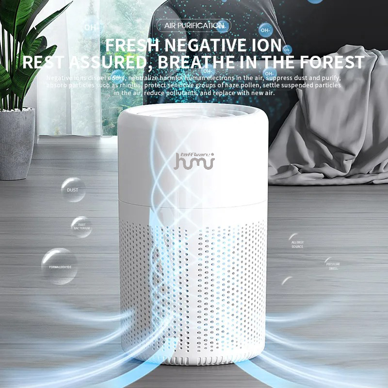 Gambar produk Taffware HUMI Air Purifier Deodorizer Negative Ion H13 HEPA Filter - EJ-JHQ01