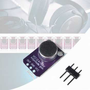 AITEXM Electret Microphone Amplifier Module Manual Adjustable Gain - GY-MAX4466