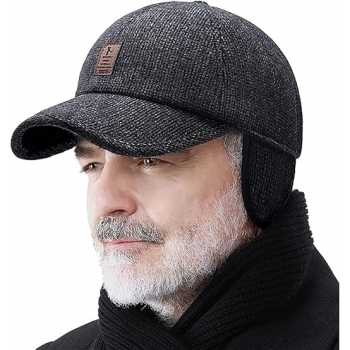 EDIKO Topi Baseball Unisex Cap Ear Warm Protection Penutup Telinga - K515