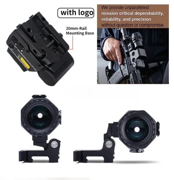 MOV Tactical Laser Airsoft Gun Holographic Sight 558 5x Magnifier G45 - 112113 Gambar produk MOV Tactical Laser Airsoft Gun Holographic Sight 558 5x Magnifier G45 - 112113