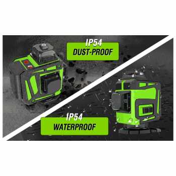 Gambar produk Clubiona Laser Level Self Leveling 4D 360 Degree 16 Line 520nm 2400mAh - CB-416