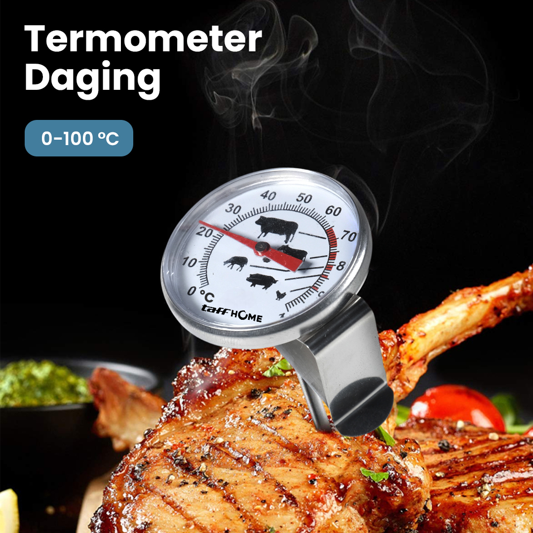TaffHOME Termometer Makanan Daging BBQ Meat Temperature - D9144 Gambar produk TaffHOME Termometer Makanan Daging BBQ Meat Temperature - D9144