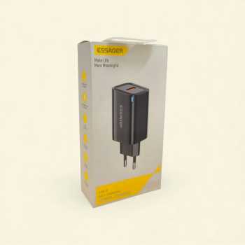 Gambar produk ESSAGER Kepala Charger USB Fast Charging GaN PD QC3.0 45W - ES-CD60