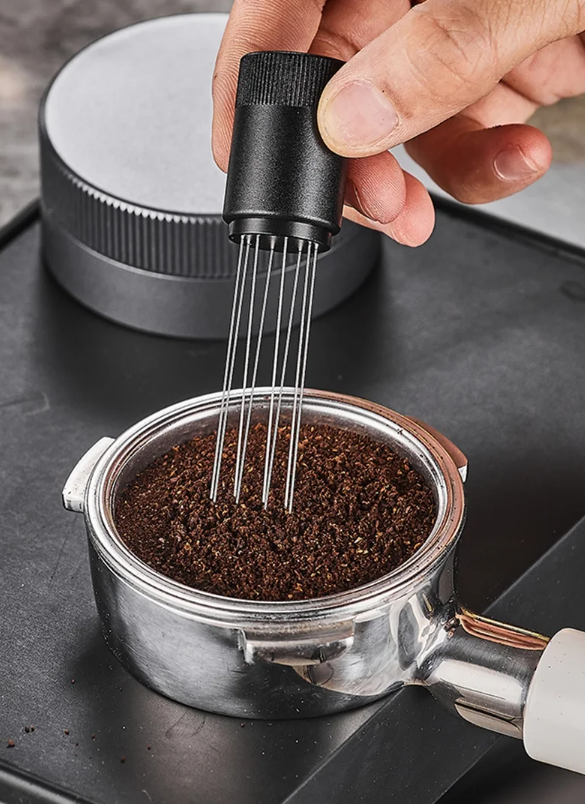 MADO Jarum Kopi Espresso 8 Needle Distribution Espresso Coffee Stirrer - MD-6899 Gambar produk MADO Jarum Kopi Espresso 8 Needle Distribution Espresso Coffee Stirrer - MD-6899