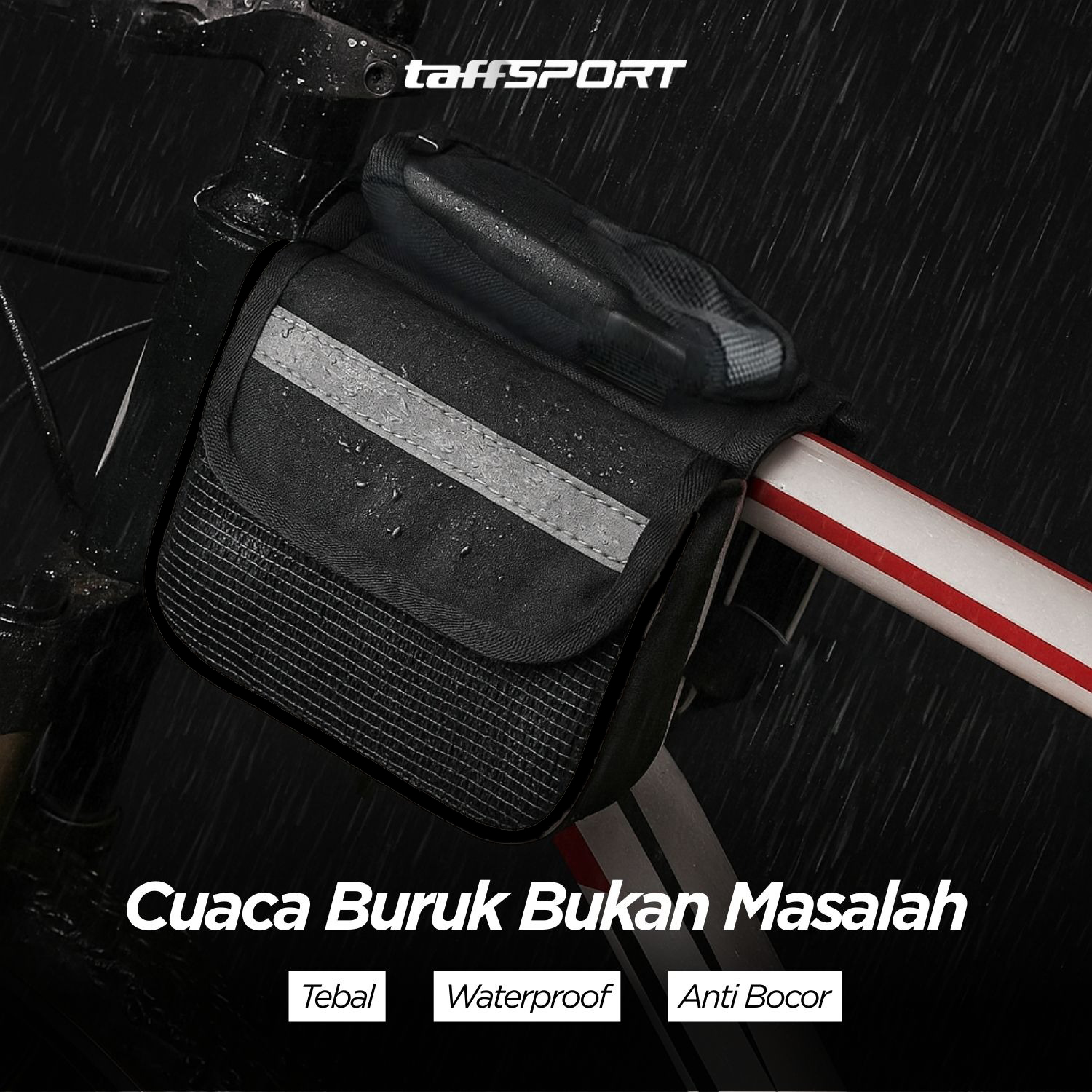TaffSPORT Tas Perlengkapan Sepeda Cycling Bag Gambar produk TaffSPORT Tas Perlengkapan Sepeda Cycling Bag