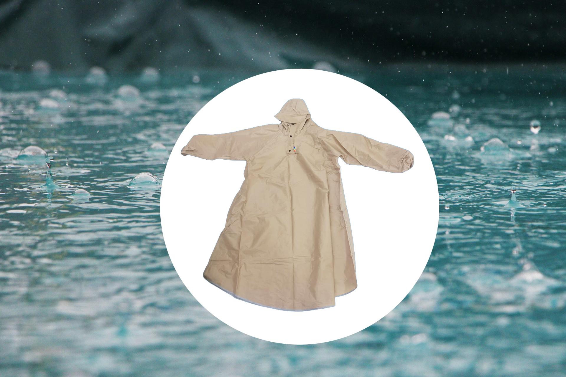 RAINGO Jas Hujan Ponco Anti Rembes 150D Oxford Waterproof Raincoat - MT45 Gambar produk RAINGO Jas Hujan Ponco Anti Rembes 150D Oxford Waterproof Raincoat - MT45