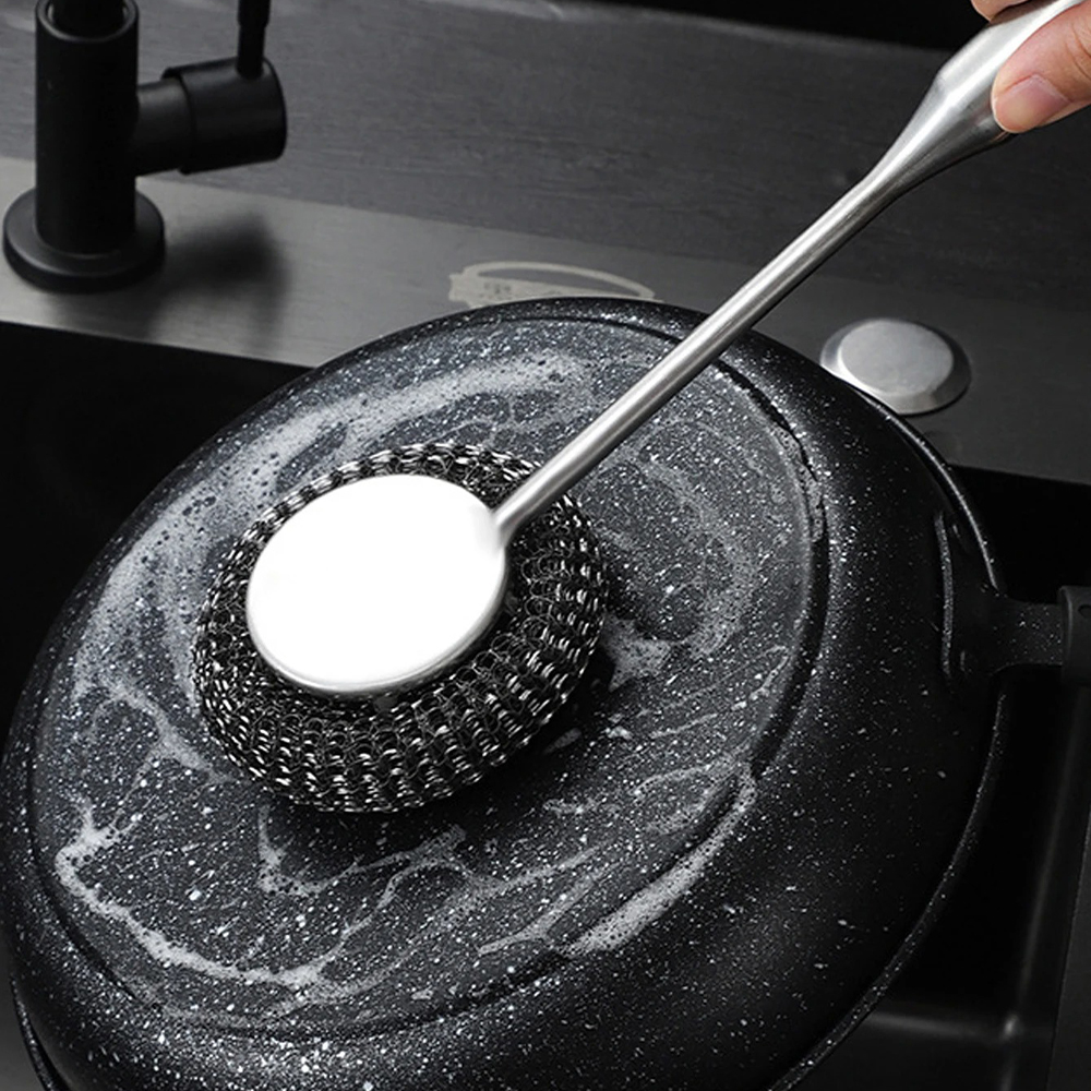 Onewly Sikat Kawat Cuci Piring Stainless Steel 201 Cleaning Wire Ball - ON-20 Gambar produk Onewly Sikat Kawat Cuci Piring Stainless Steel 201 Cleaning Wire Ball - ON-20