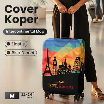 TravGuard Sarung Koper Elastis Polyester Spandex Suitcase Cover - H-22