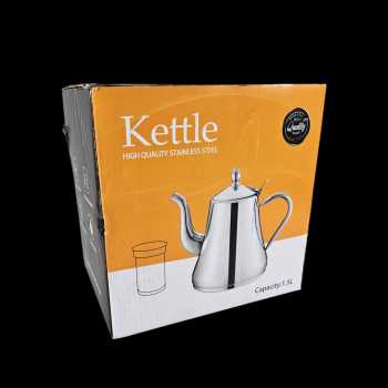 Gambar produk One Two Cups Teko Air Panas Teh Kopi Kettle Teapot 1.3L with Filter - HS4012