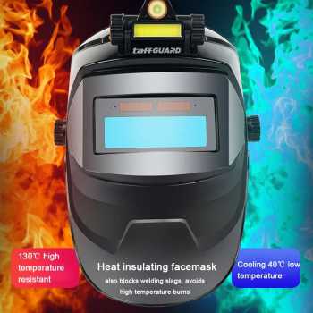 Gambar produk TaffGUARD Helm Las Otomatis Auto Dimming True Color Welding Mask LED - CL281