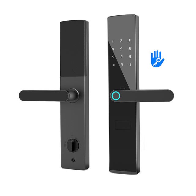 TaffHOME Smart Door Lock Fingerprint Password Card TTLock App - F15 Gambar produk TaffHOME Smart Door Lock Fingerprint Password Card TTLock App - F15