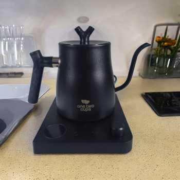 Gambar produk One Two Cups Teko Listrik Kopi Kettle Pemanas Air Leher Angsa 1000W 1L - HR-462