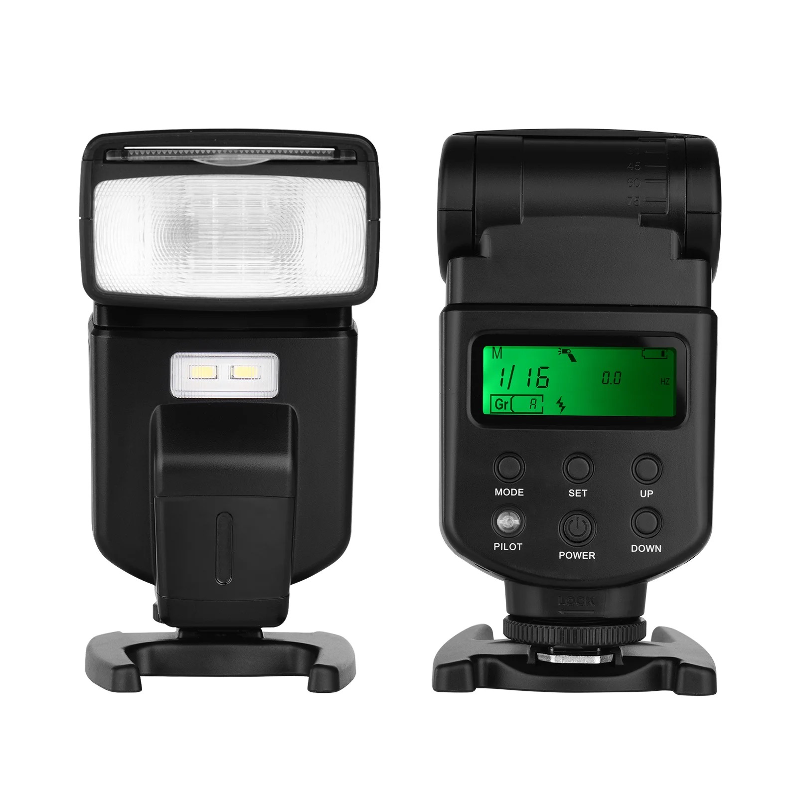 Andoer Flash Camera Speedlite LED Light GN40 5600K DSLR Canon Nikon - L201 Gambar produk Andoer Flash Camera Speedlite LED Light GN40 5600K DSLR Canon Nikon - L201