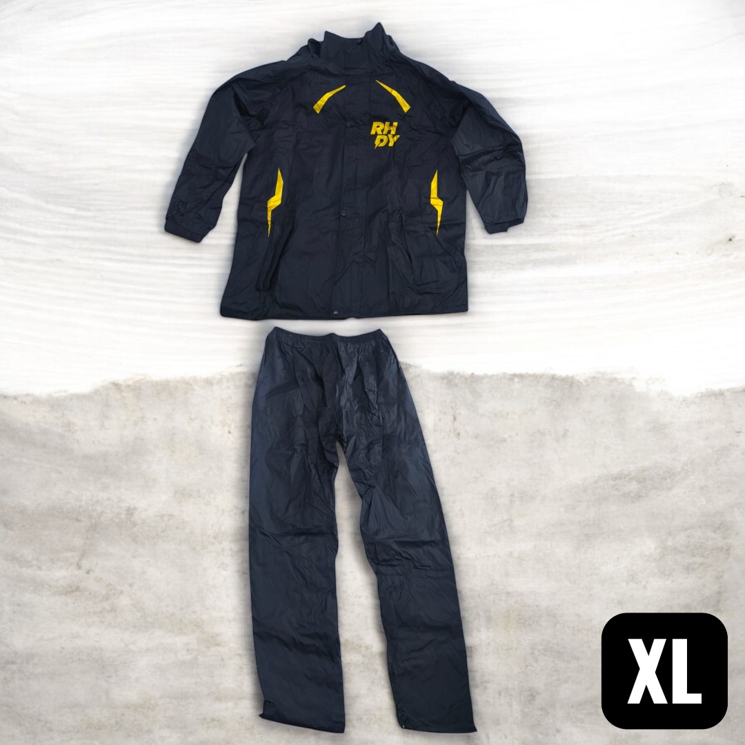 Rhodey Jas Hujan Setelan Motor Visor Polyester Waterproof Raincoat XL - ZY-8119 Gambar produk Rhodey Jas Hujan Setelan Motor Visor Polyester Waterproof Raincoat XL - ZY-8119