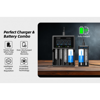 Gambar produk XTAR Baterai Rechargeable 26650 Li-Ion 6000mAh 3.6V 10A 1 PCS - XT-60