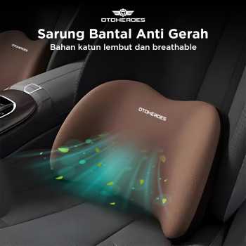 Gambar produk OTOHEROES Bantal Punggung Jok Mobil Memory Foam Lumbar Support - AW-40