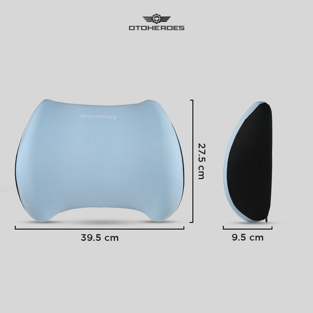 OTOHEROES Bantal Punggung Jok Mobil Memory Foam Lumbar Support - AW-40 Gambar produk OTOHEROES Bantal Punggung Jok Mobil Memory Foam Lumbar Support - AW-40