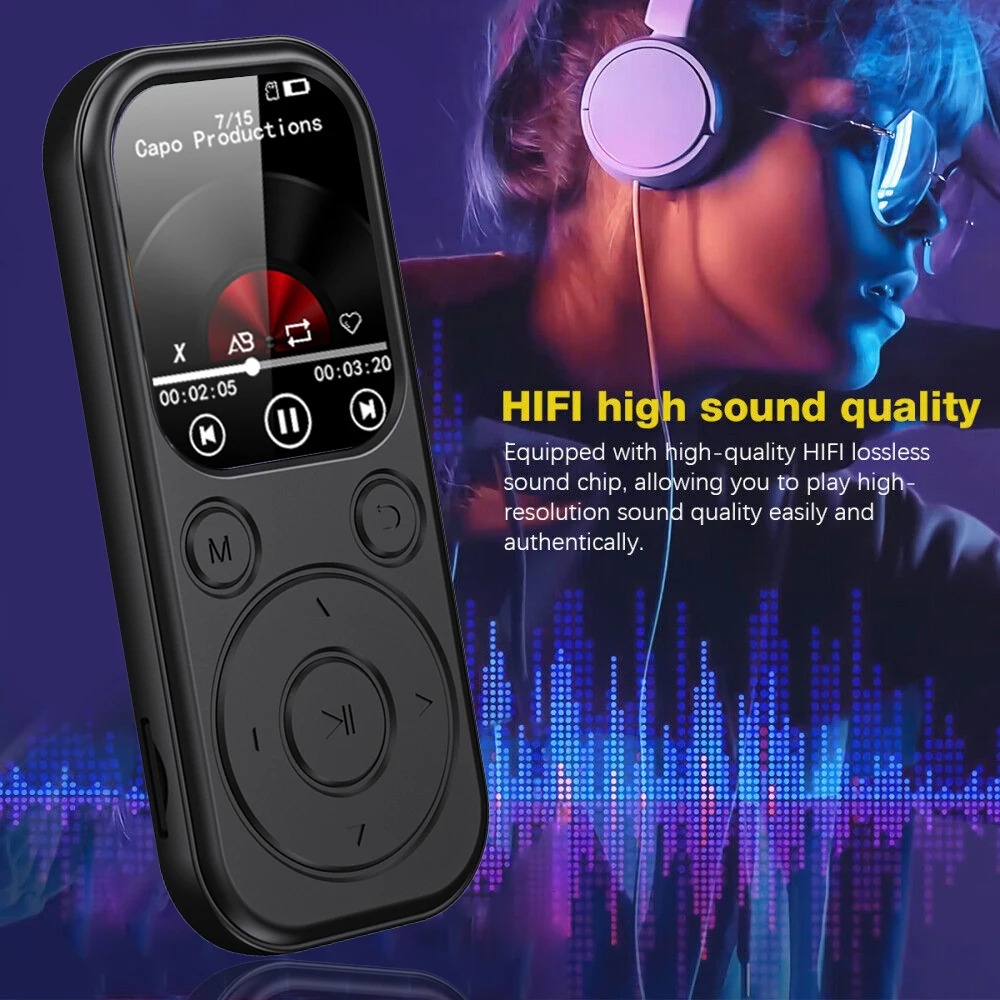 Gambar produk Yoidesu MP3 Digital Audio Player HiFi Bluetooth MP4 2 Inch 210mAh - YD-210