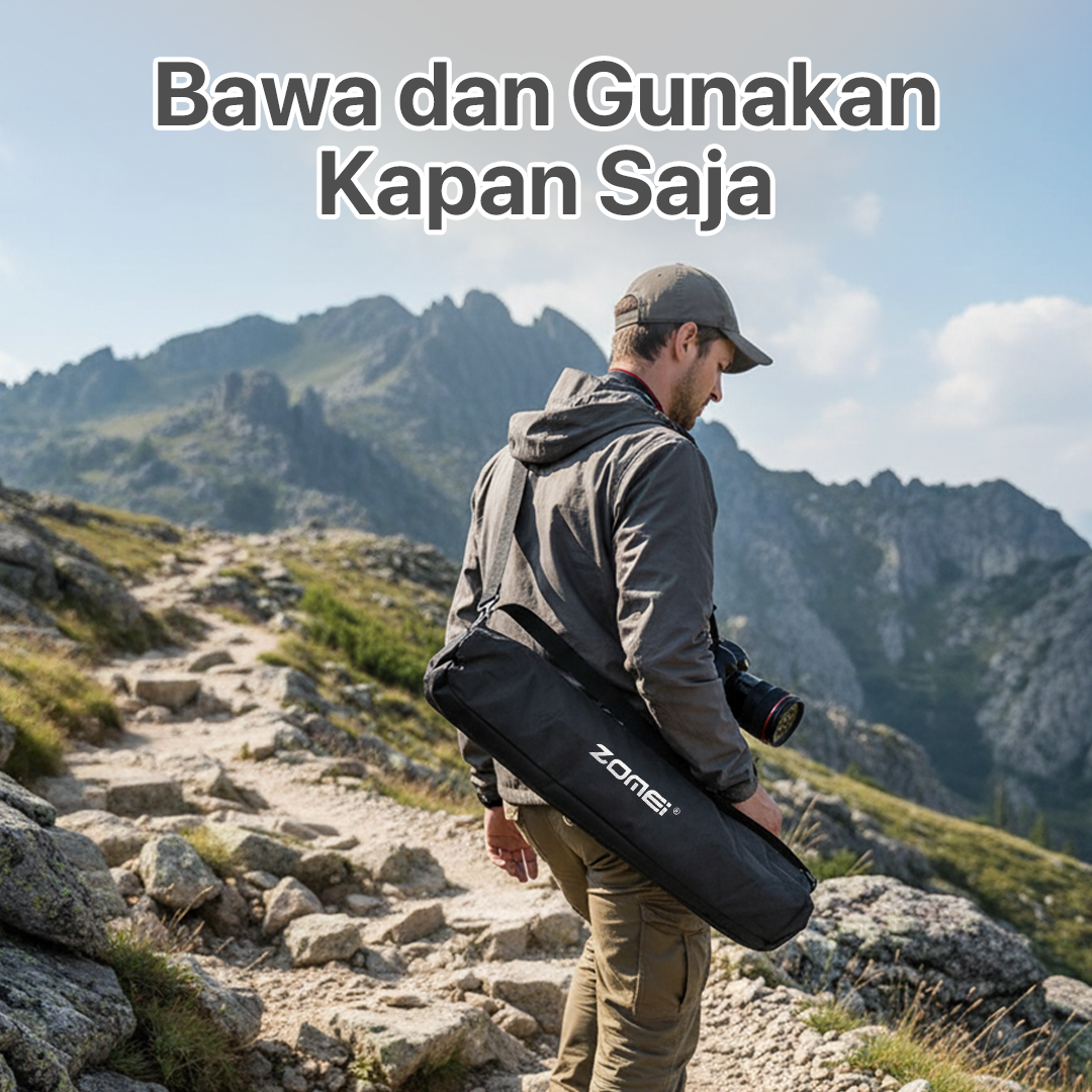 ZOMEI Tripod Kamera Pan Head 360 Panoramic 1.4M - Q111 Gambar produk ZOMEI Tripod Kamera Pan Head 360 Panoramic 1.4M - Q111