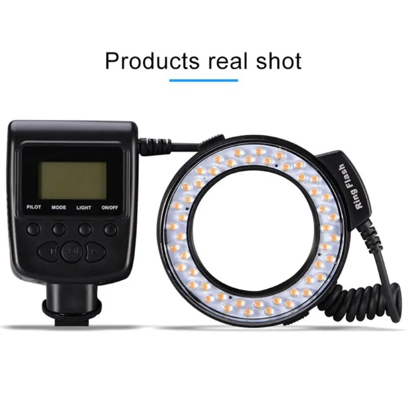CAMOLO Macro Ring Flash LED 3in1 Color 1500-3000K for DSLR Camera - RF-550D Gambar produk CAMOLO Macro Ring Flash LED 3in1 Color 1500-3000K for DSLR Camera - RF-550D